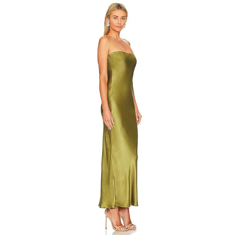 SNDYS X REVOLVE Angel Strapless Midi Dress in Blue